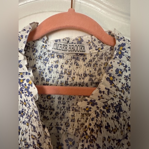 Timber Brooke SS Tie Front Blouse XL - Picture 3 of 4